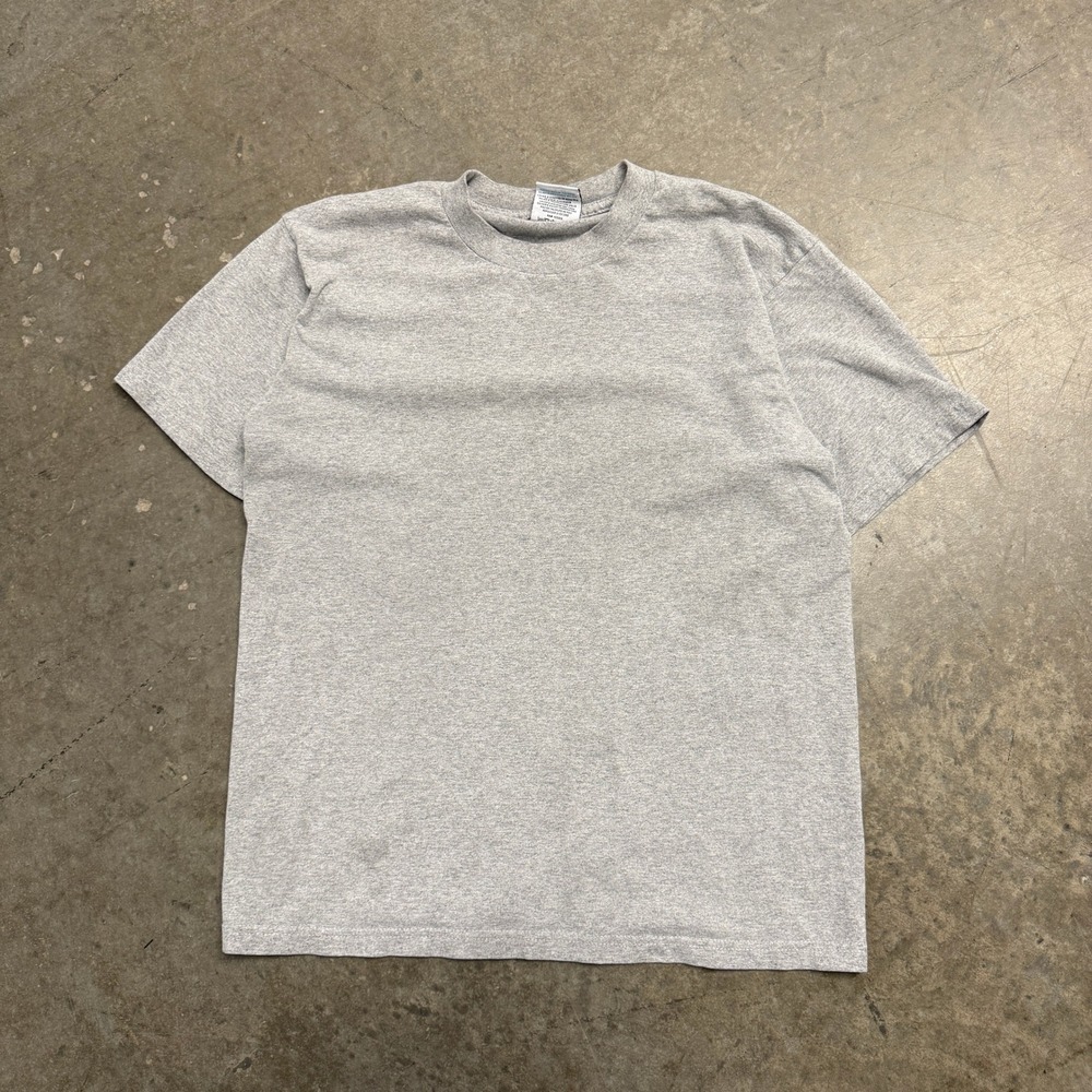 Pro Club Heavy Weight T-Shirt Mens Medium Gray Short Sleeve Crew Neck USA Fabric